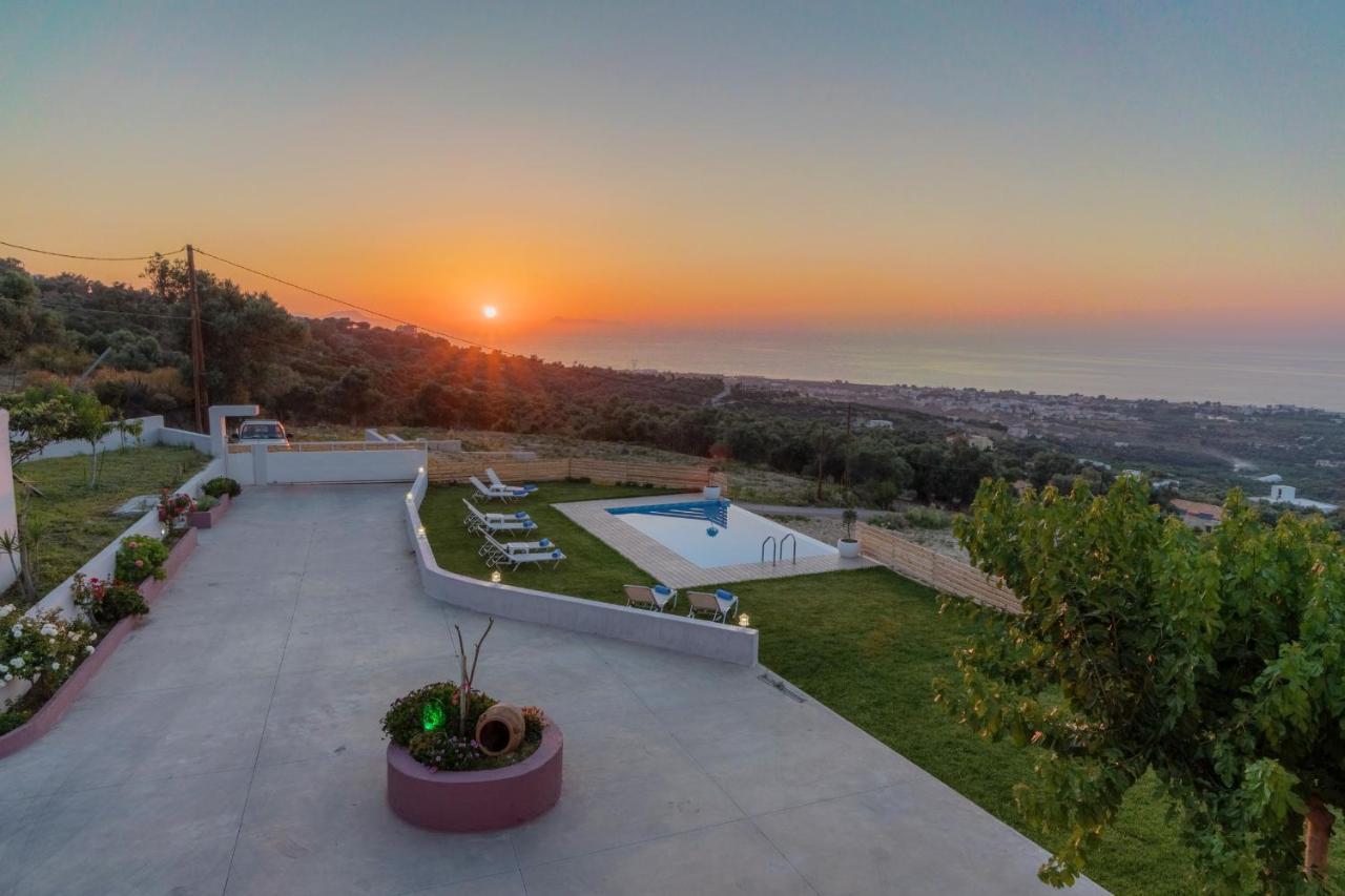 Alkistis Villa With Amazing Sea View Marulász Kültér fotó