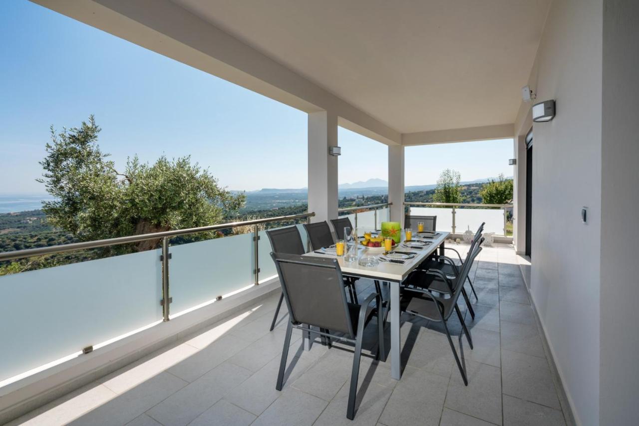 Alkistis Villa With Amazing Sea View Marulász Kültér fotó