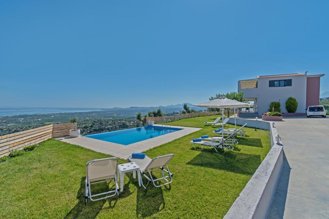 Alkistis Villa With Amazing Sea View Marulász Kültér fotó