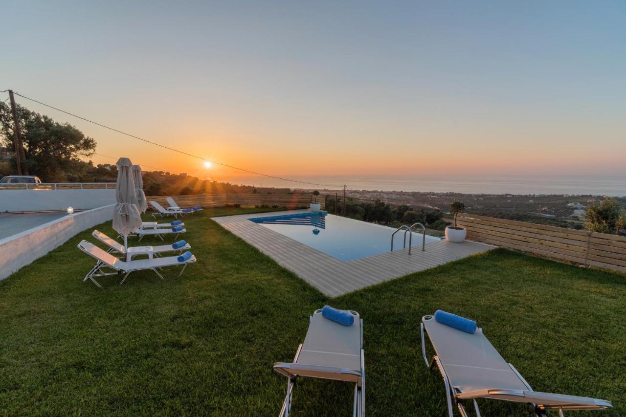 Alkistis Villa With Amazing Sea View Marulász Kültér fotó