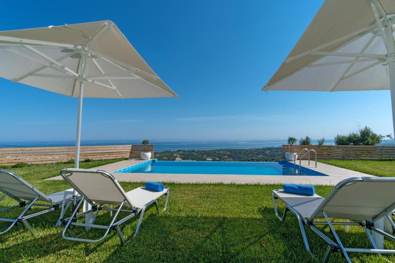 Alkistis Villa With Amazing Sea View Marulász Kültér fotó