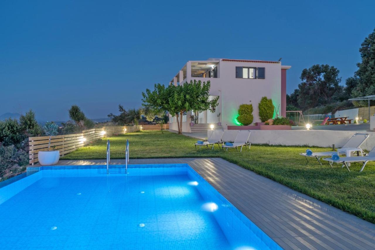 Alkistis Villa With Amazing Sea View Marulász Kültér fotó