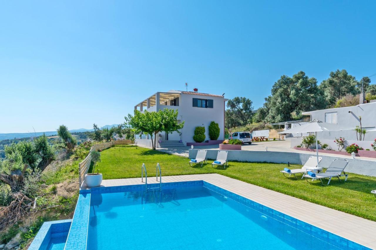 Alkistis Villa With Amazing Sea View Marulász Kültér fotó