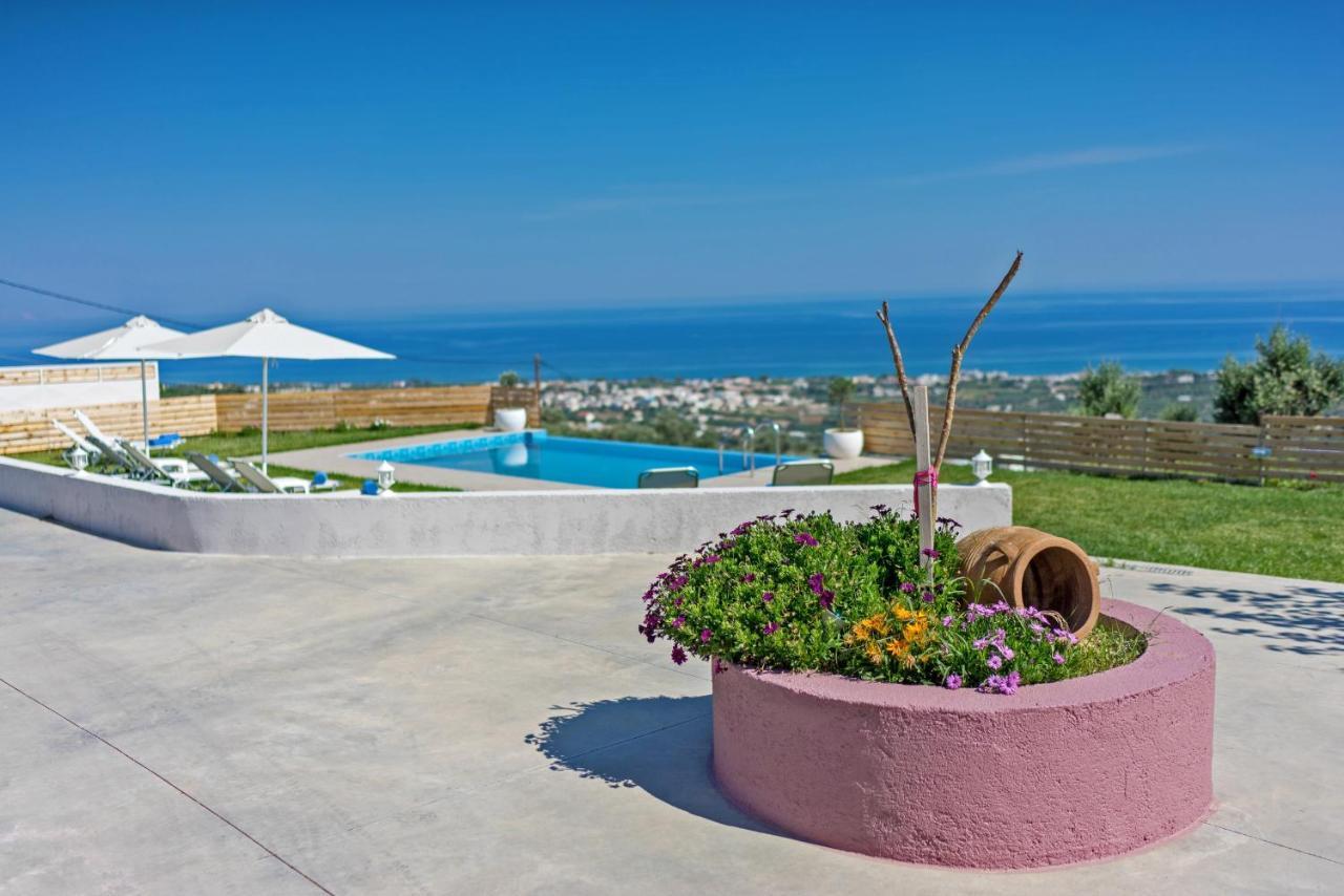Alkistis Villa With Amazing Sea View Marulász Kültér fotó