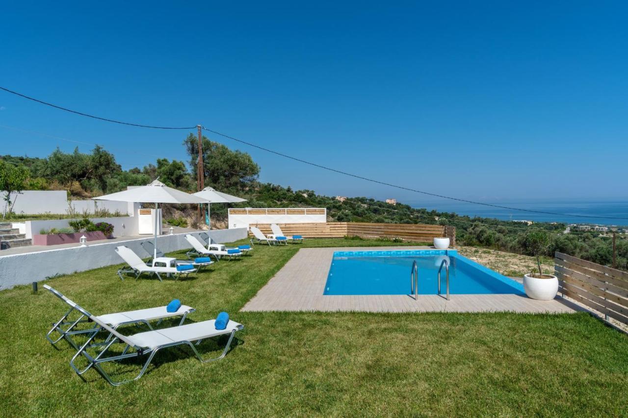 Alkistis Villa With Amazing Sea View Marulász Kültér fotó