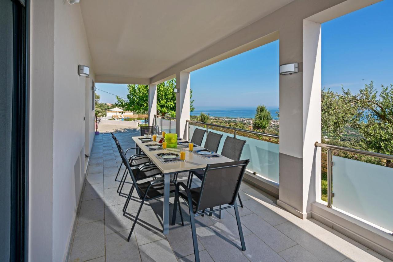 Alkistis Villa With Amazing Sea View Marulász Kültér fotó