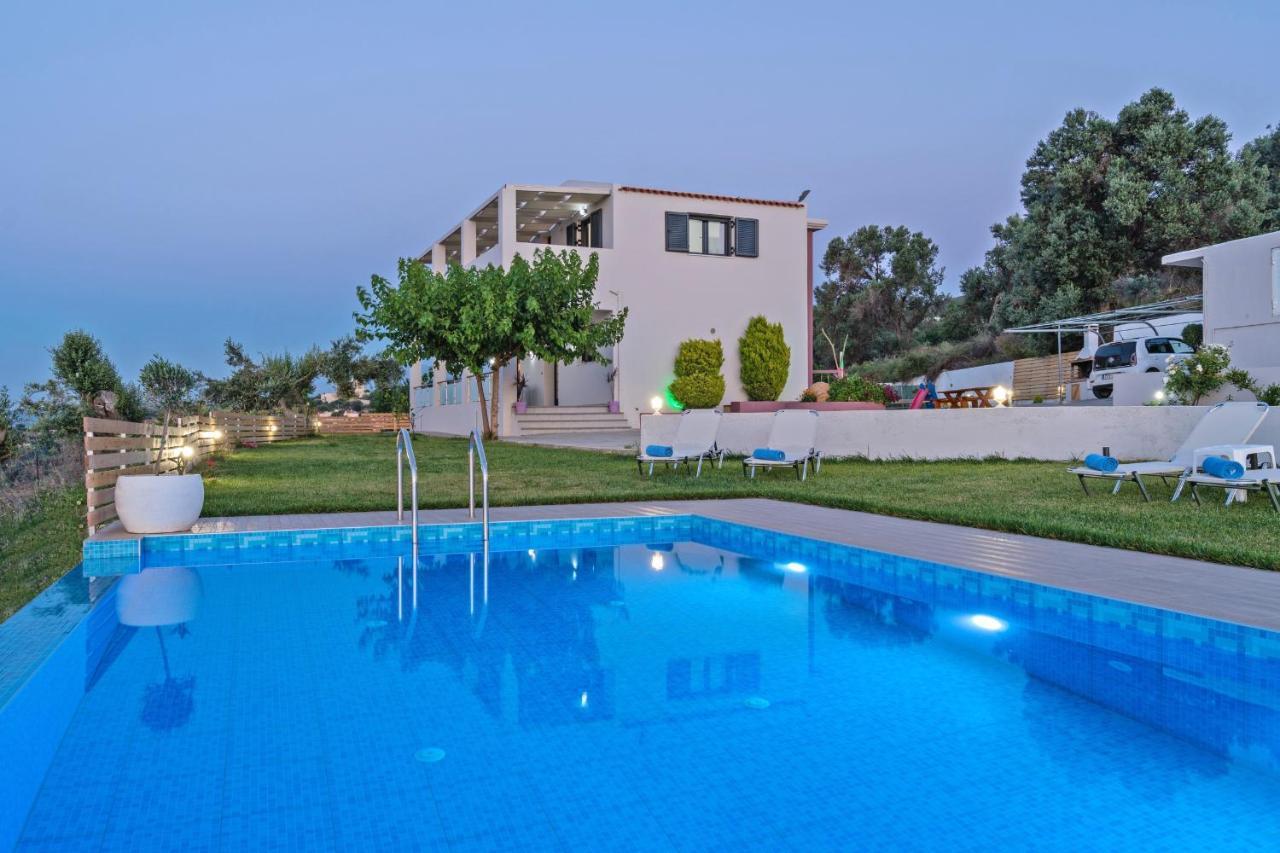 Alkistis Villa With Amazing Sea View Marulász Kültér fotó